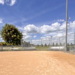 The main ball field in Morgan recently had some big improvements, courtesy of the Morgan Area Sports Association. New covered dugouts and fencing around the field will make it a great place for kids to play ball for years to come. (Staff photos by Lori Kopischke)