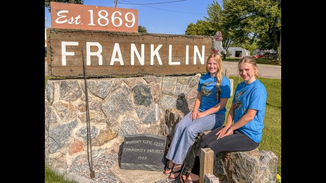 Maycee Weber (left) and Evelyn Heibel (right) are the 2026 Franklin Royalty candidates. (Staff photo by Lori Kopischke)