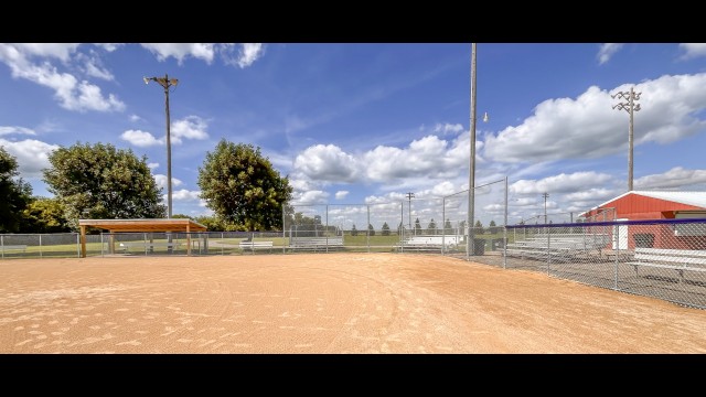The main ball field in Morgan recently had some big improvements, courtesy of the Morgan Area Sports Association. New covered dugouts and fencing around the field will make it a great place for kids to play ball for years to come. (Staff photos by Lori Kopischke)
